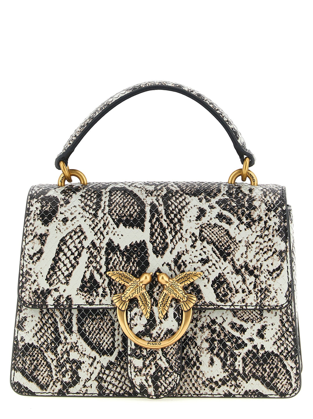 Women’s Pinko Gray Calfskin Handbag