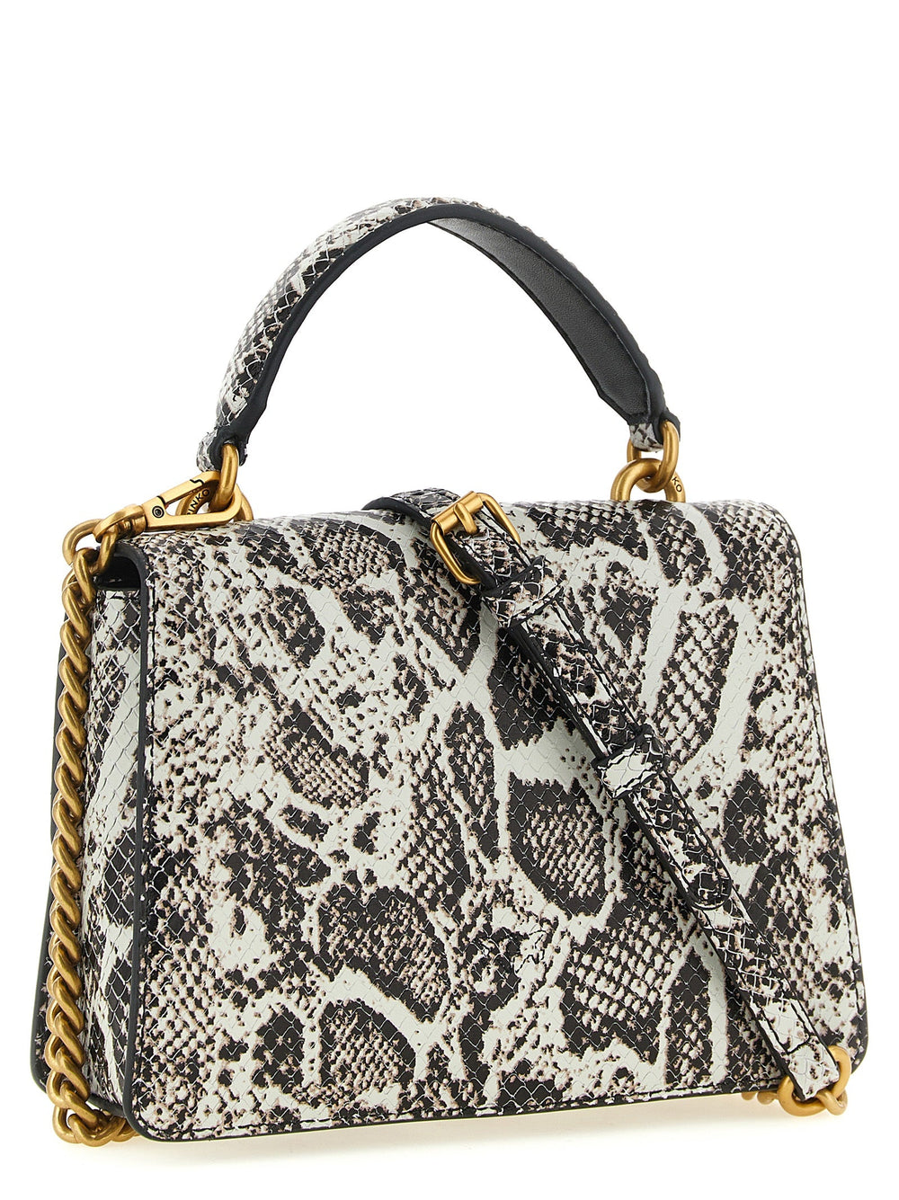 Women’s Pinko Gray Calfskin Handbag