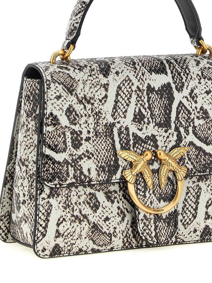 Women’s Pinko Gray Calfskin Handbag