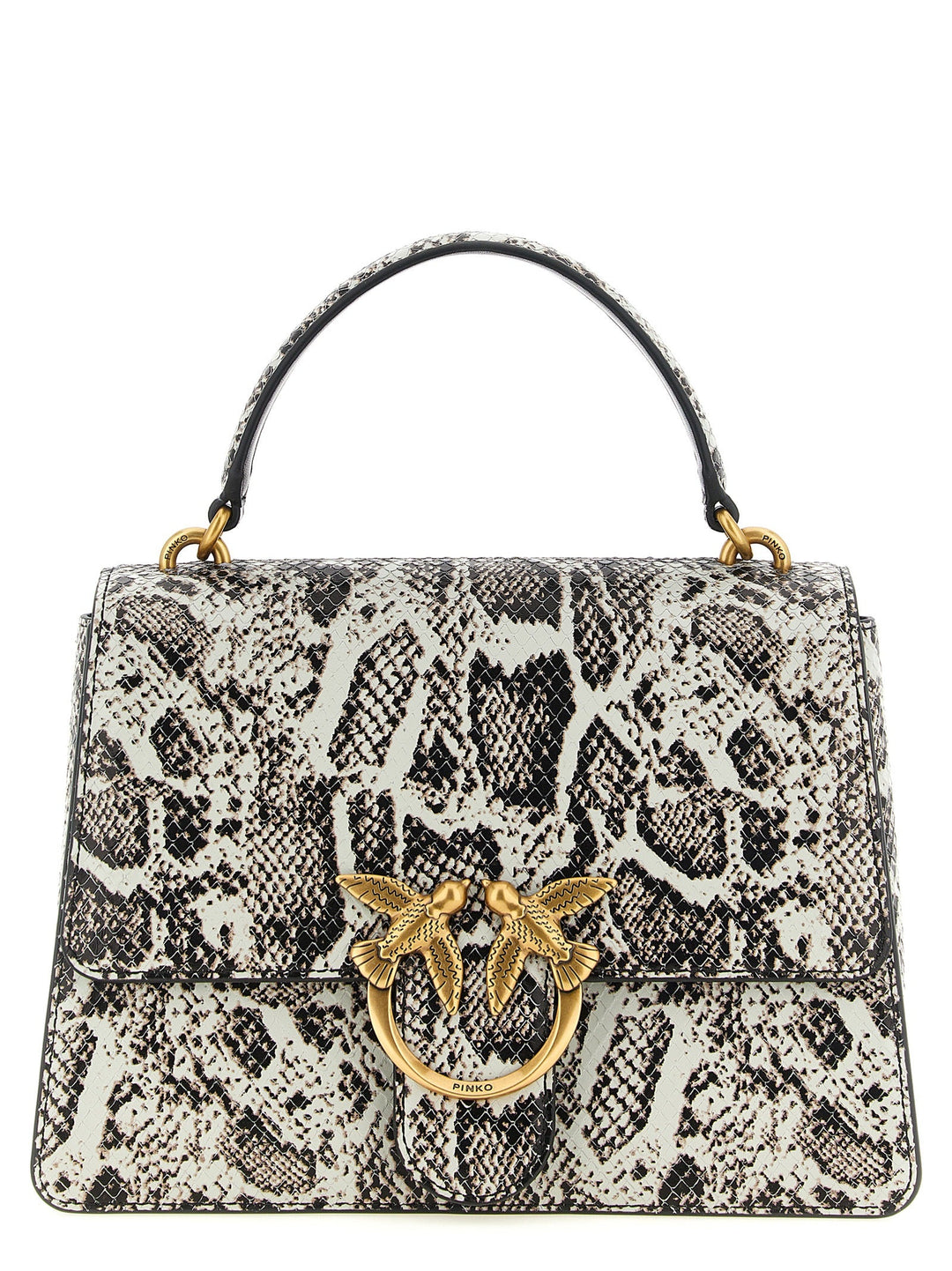 Women’s Pinko Gray Calfskin Handbag
