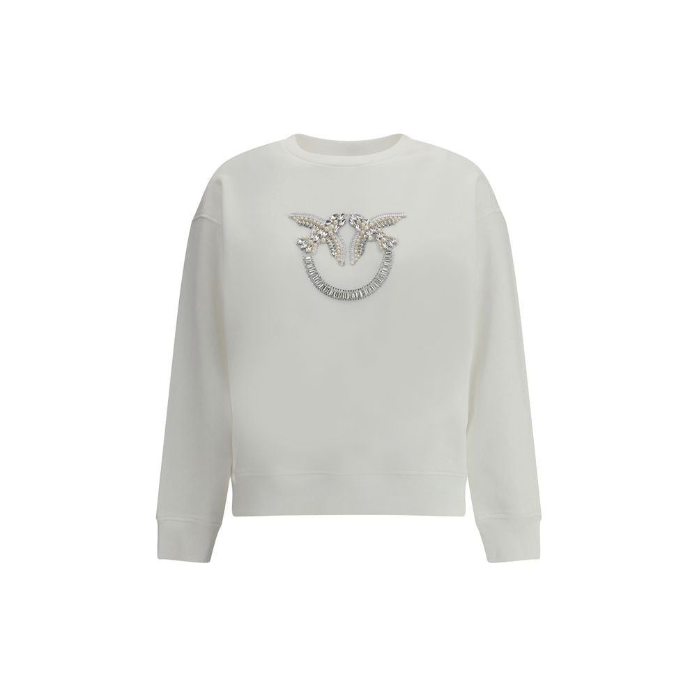 Women’s Pinko White Cotton Sweatshirt