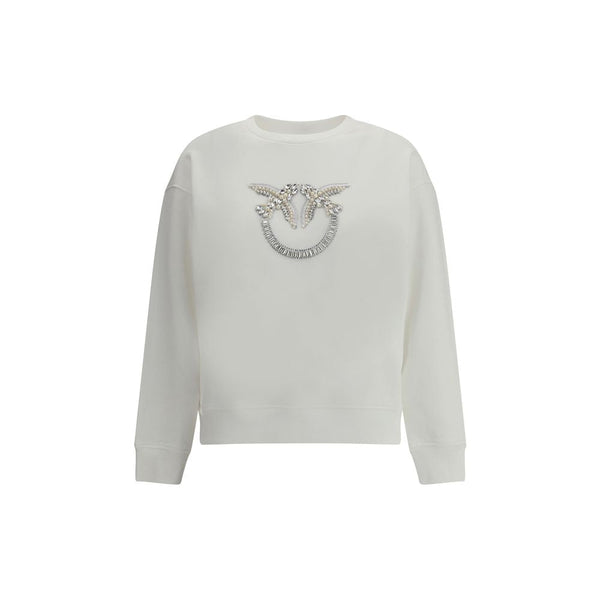 Women’s Pinko White Cotton Sweatshirt