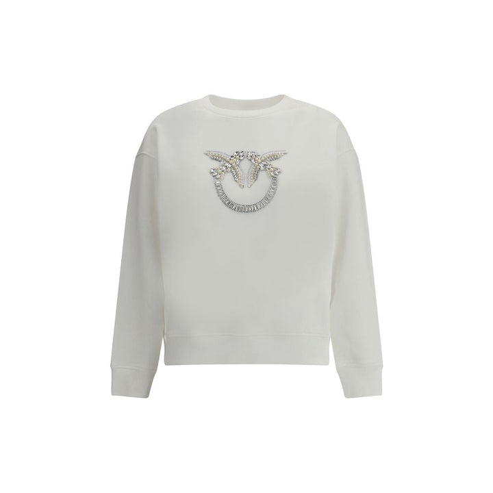 Women’s Pinko White Cotton Sweatshirt