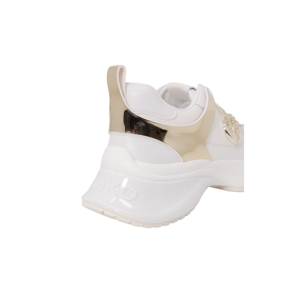 Women’s Pinko White Leather Sneakers