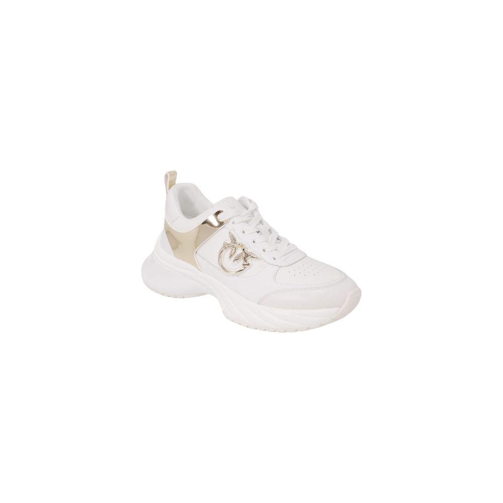 Women’s Pinko White Leather Sneakers