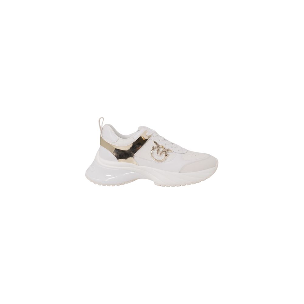 Women’s Pinko White Leather Sneakers