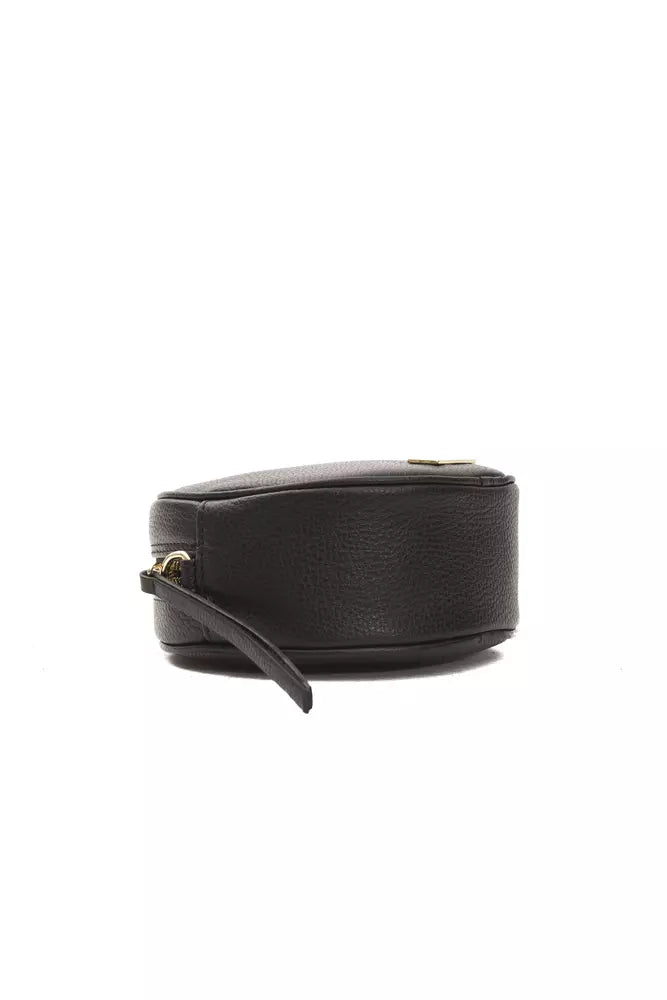 Women’s Pompei Donatella Black Leather Women Crossbody Bag