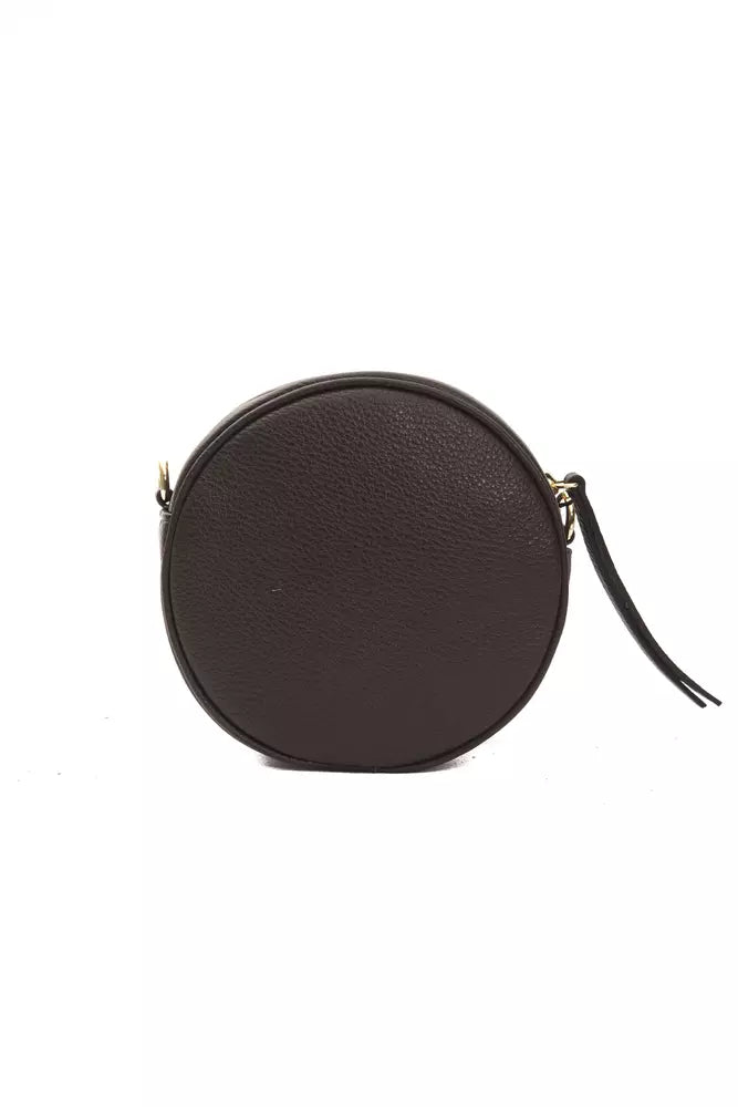 Women’s Pompei Donatella Brown Leather Women Crossbody Bag