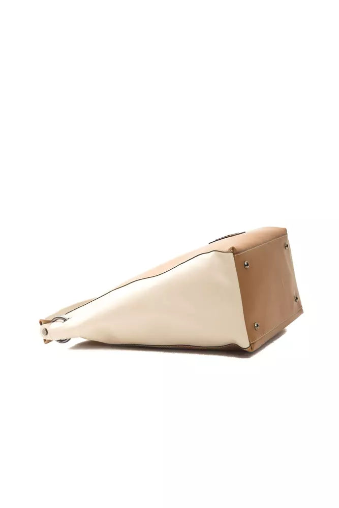 Women’s Pompei Donatella Brown Leather Women Shoulder Bag