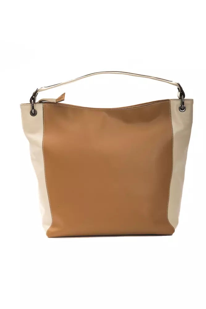 Women’s Pompei Donatella Brown Leather Women Shoulder Bag