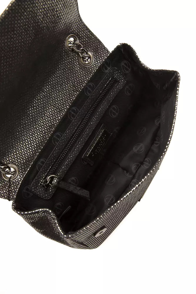 Women’s Pompei Donatella Gray Leather Women Crossbody Bag