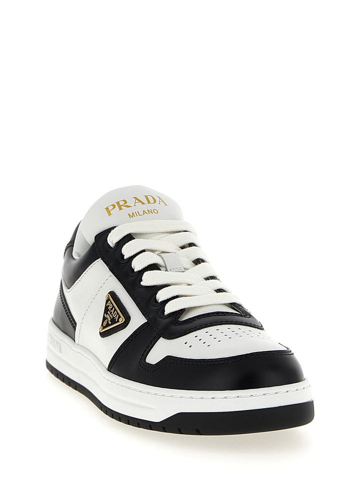 Women’s Prada Bicolor Calfskin Low Top Sneakers
