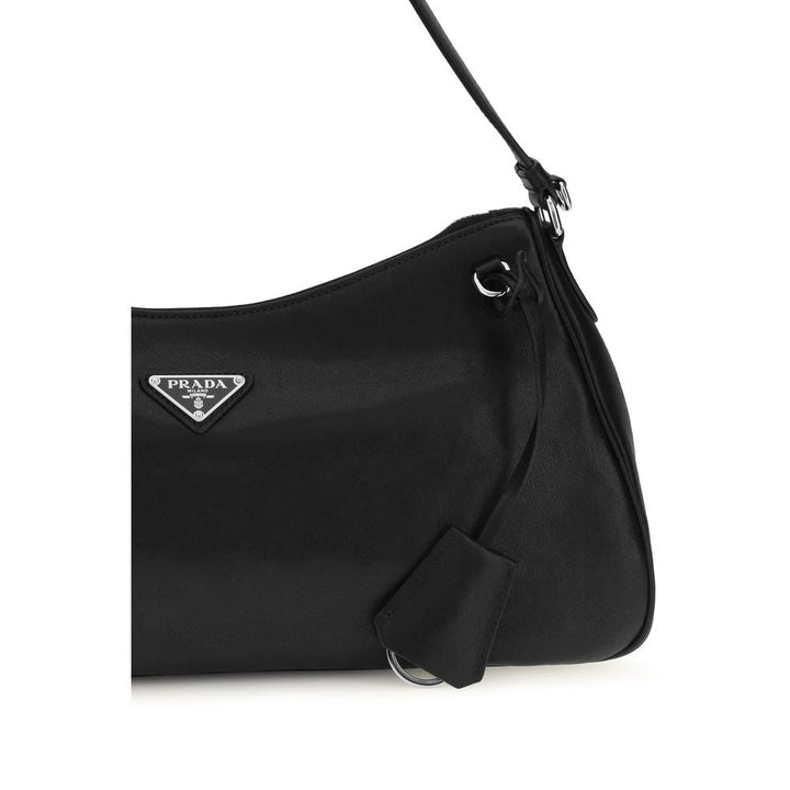 Women’s Prada Black Calf Leather Bos Taurus Shoulder Bag