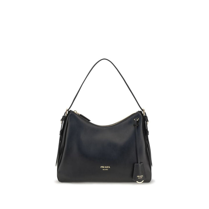 Women’s Prada Black Calf Leather Bos Taurus Shoulder Bag
