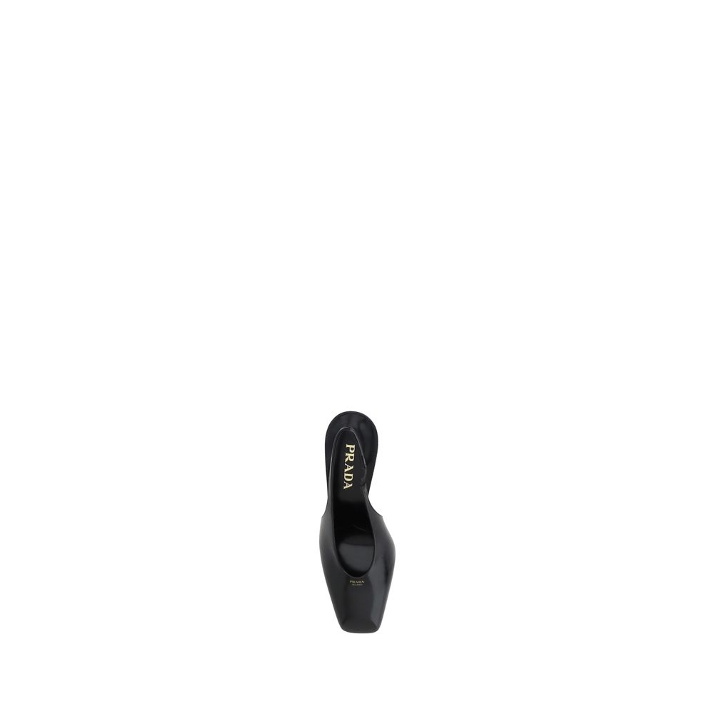 Women’s Prada Black Calf Leather Pumps