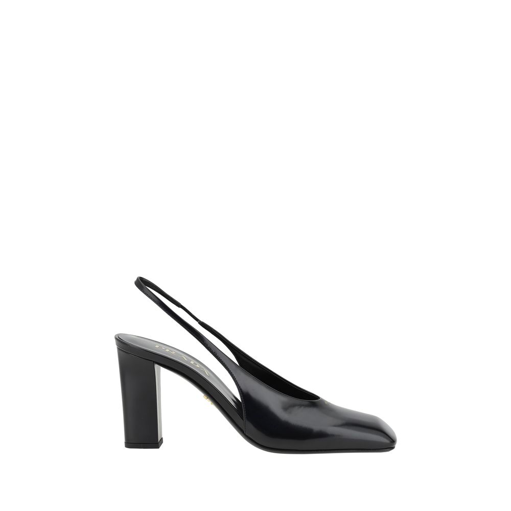 Women’s Prada Black Calf Leather Pumps