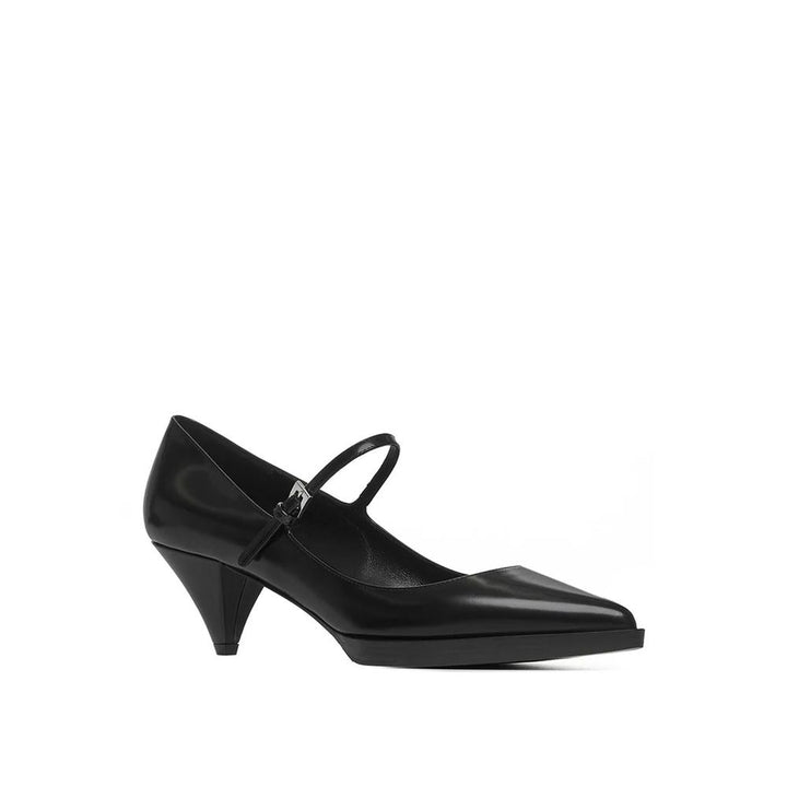 Women’s Prada Black Calfskin Mid Heel Pumps