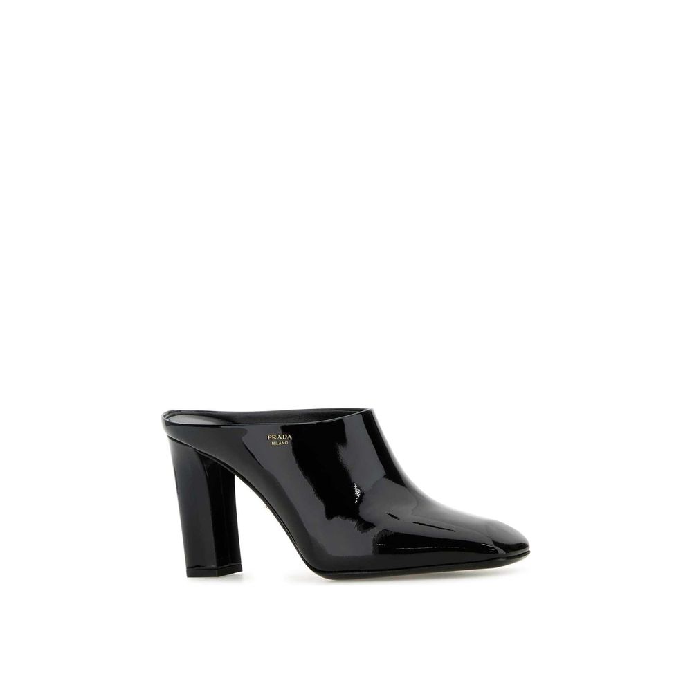 Women’s Prada Black Calfskin Mules
