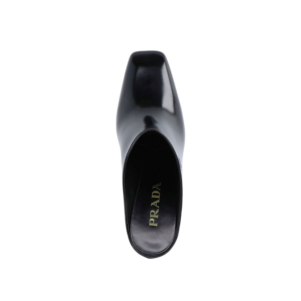 Women’s Prada Black Calfskin Mules