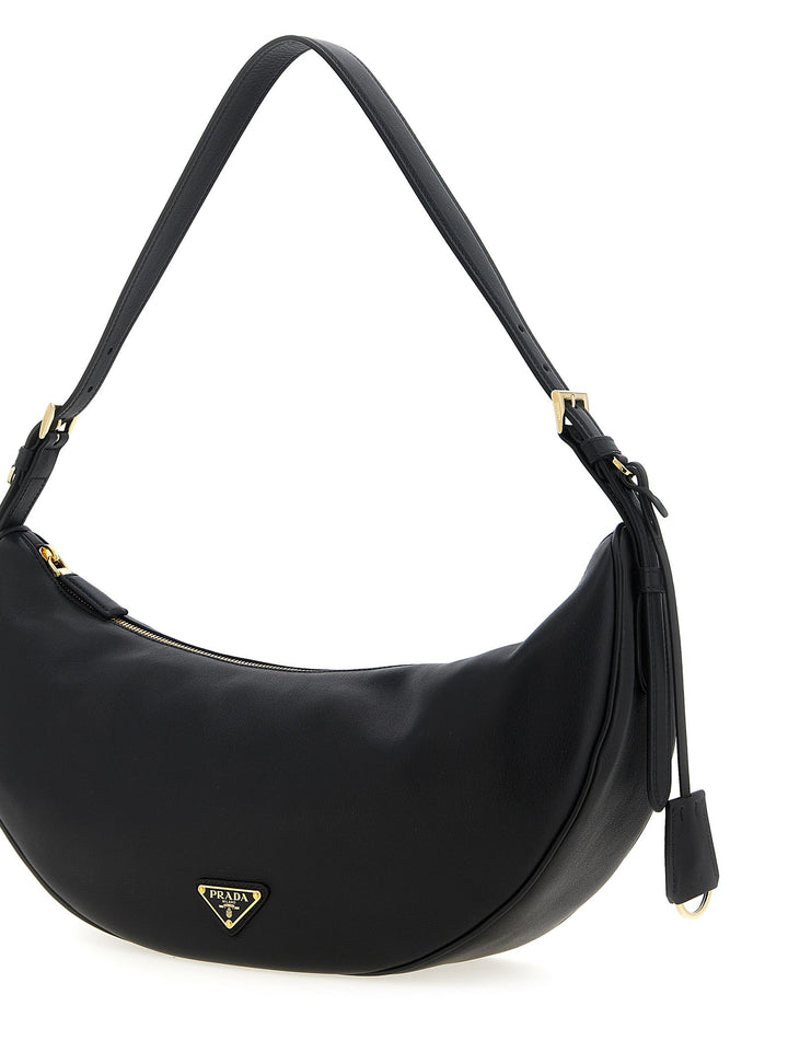 Women’s Prada Black Calfskin Shoulder Bag