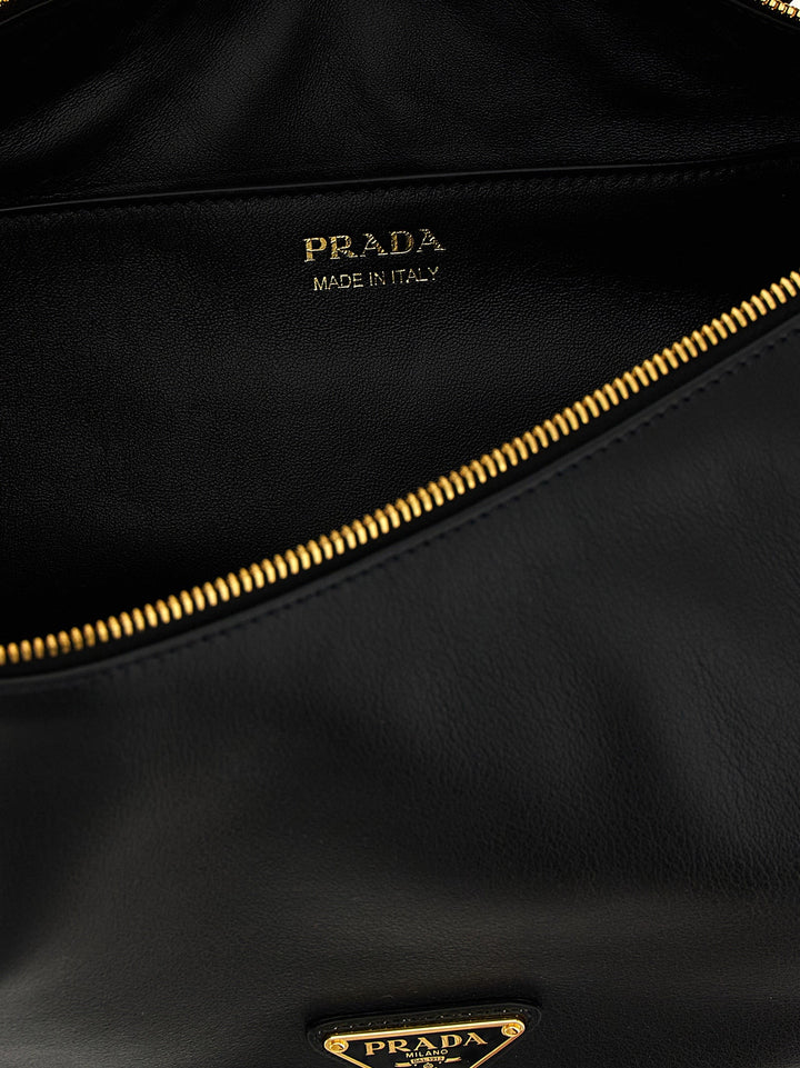 Women’s Prada Black Calfskin Shoulder Bag