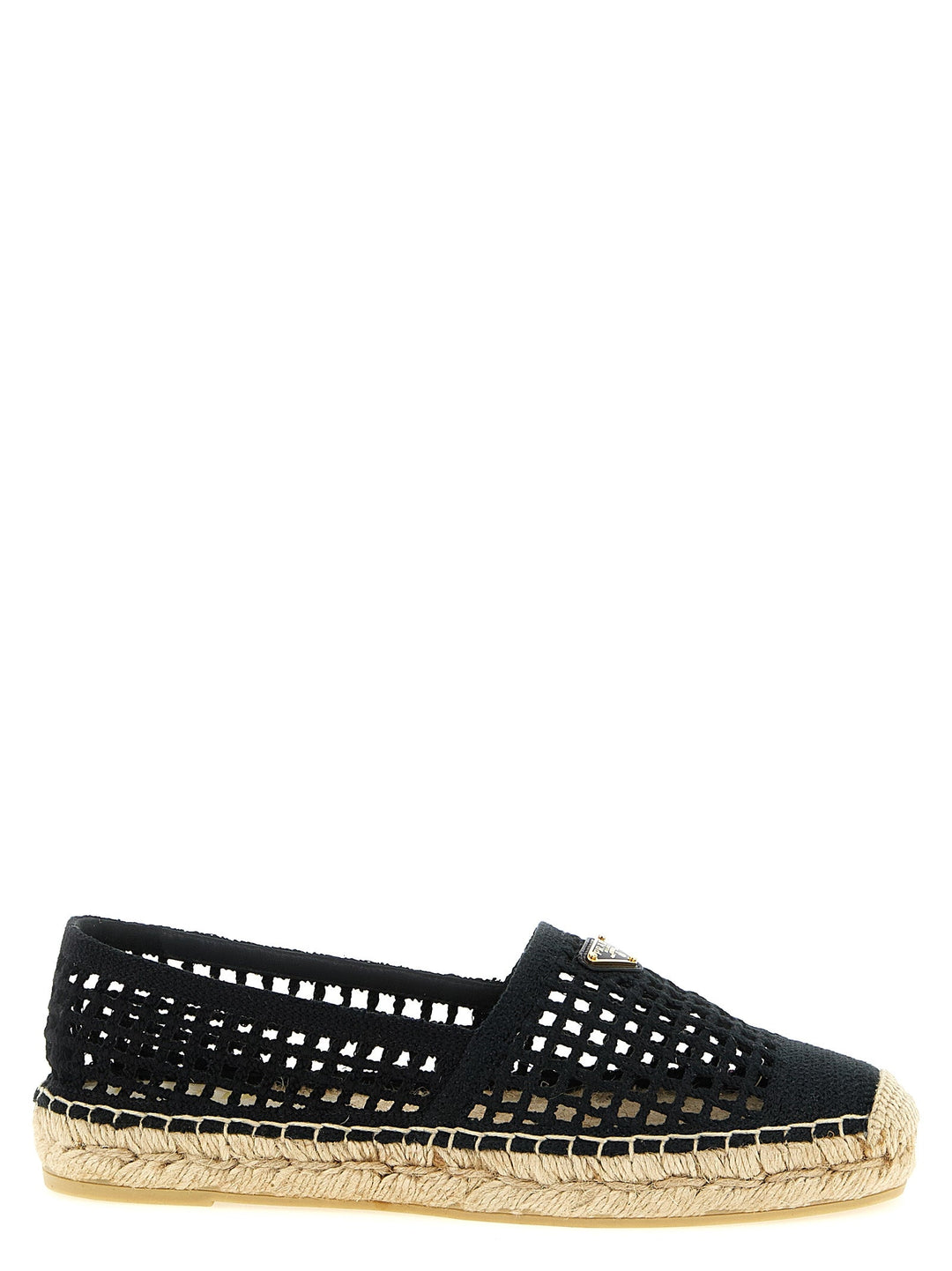 Women’s Prada Black Cotton Espadrilles