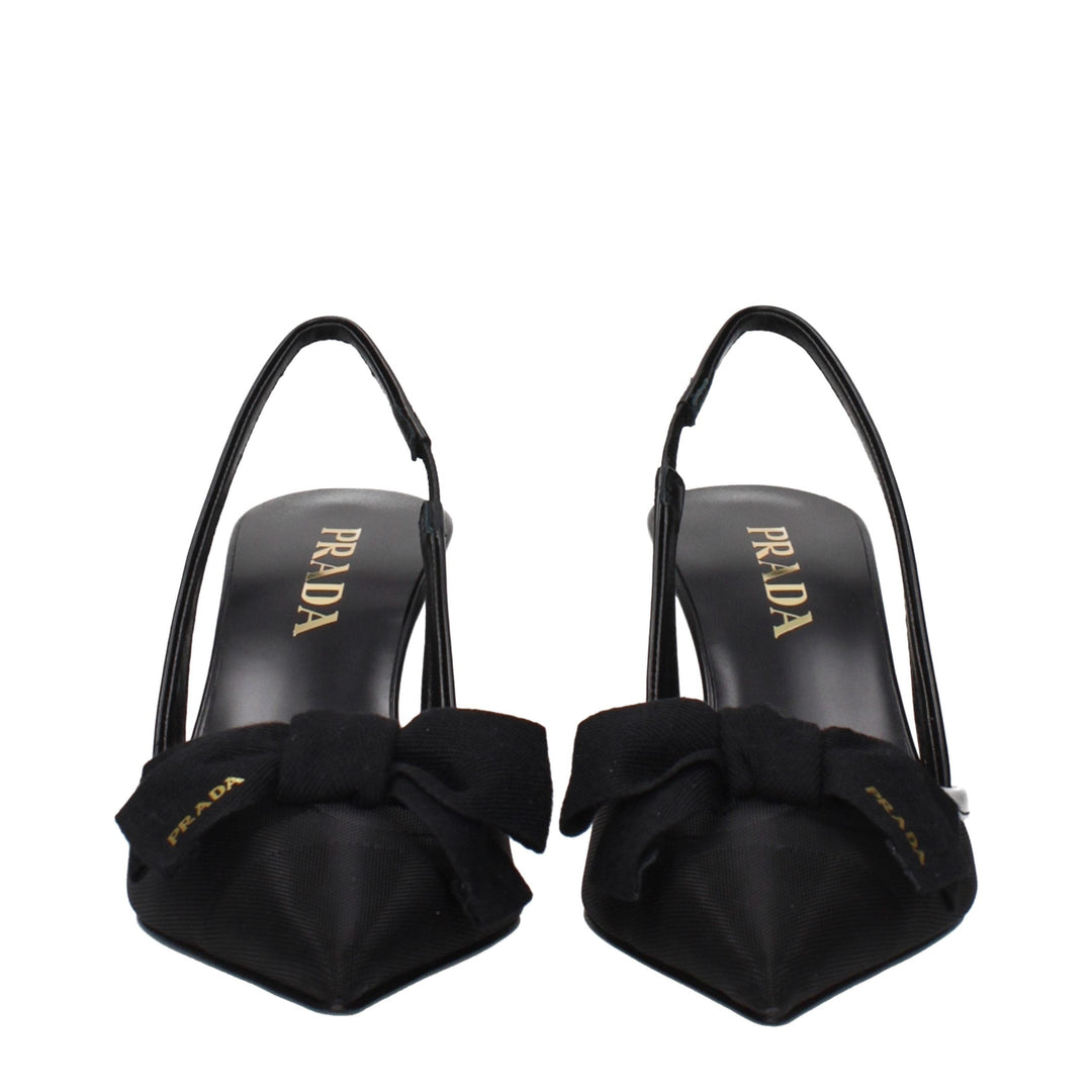 Women’s Prada Black Fibres High Heel Pumps