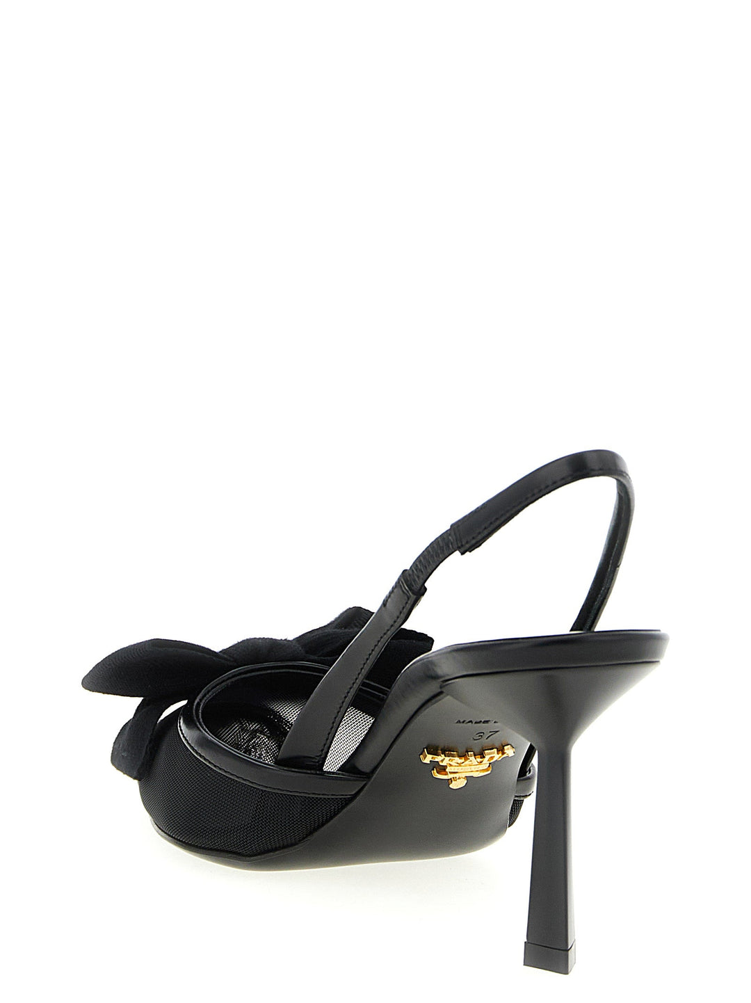 Women’s Prada Black Polyamide Mid Heel Pumps