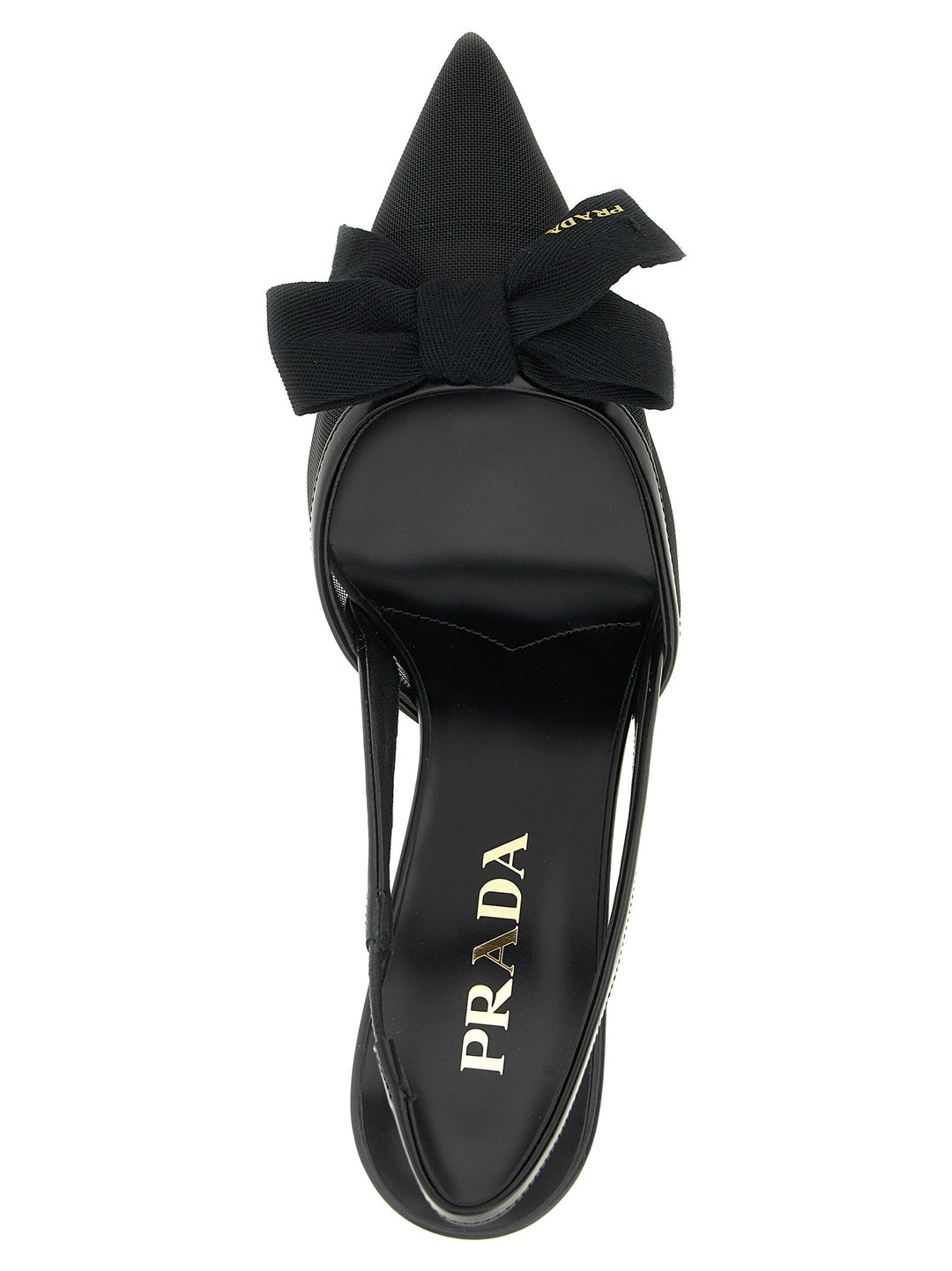 Women’s Prada Black Polyamide Mid Heel Pumps