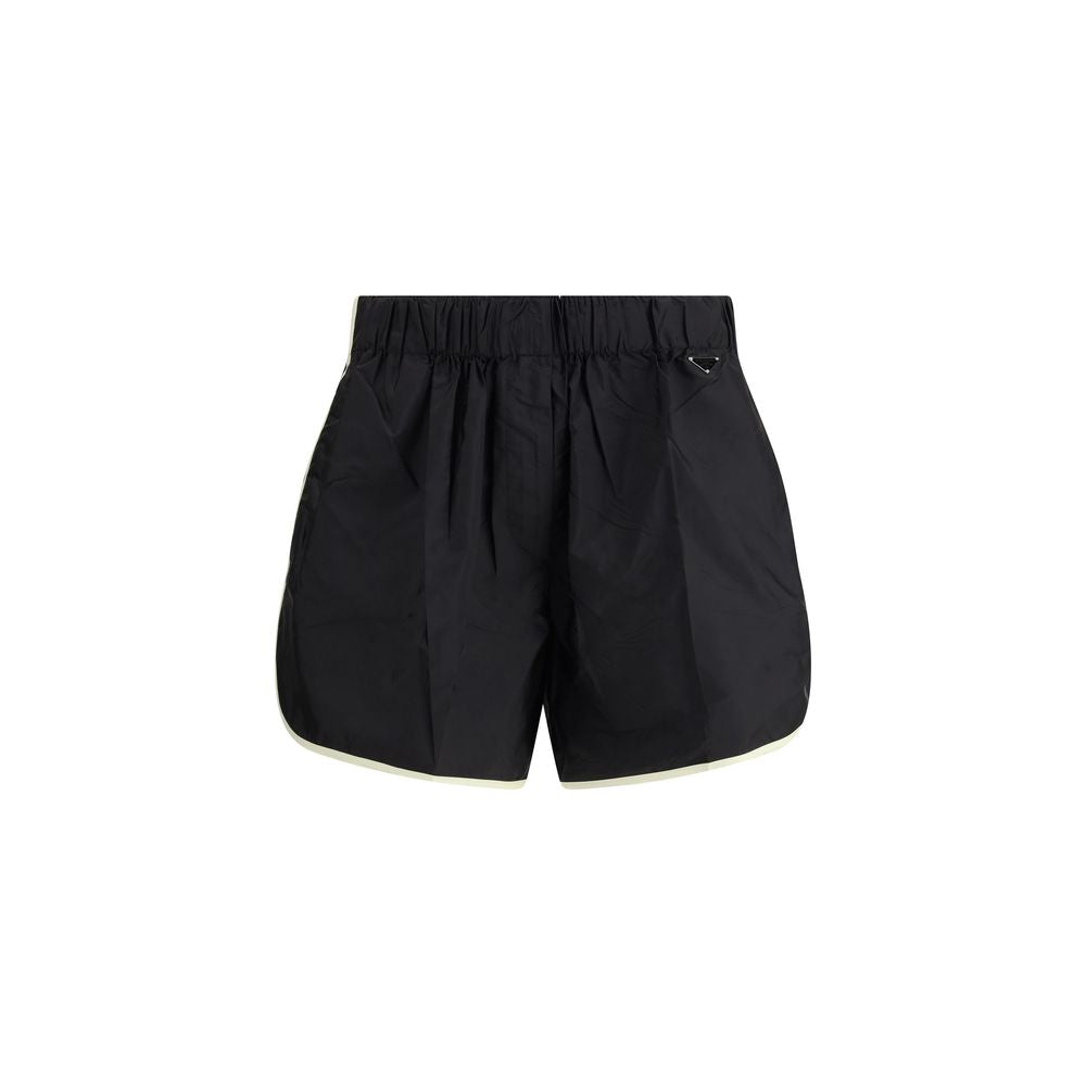 Women’s Prada Black Recycled Polyamide Bermuda Shorts