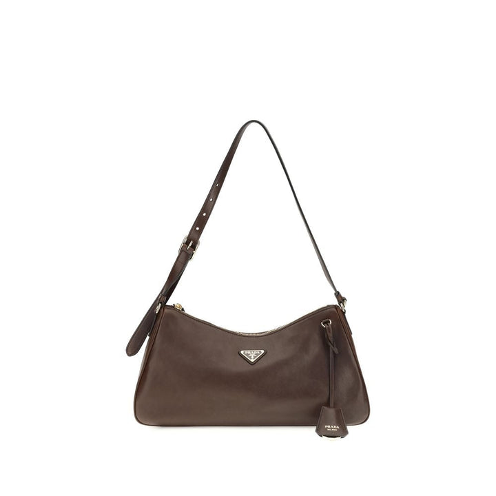 Women’s Prada Brown Calf Leather Bos Taurus Shoulder Bag