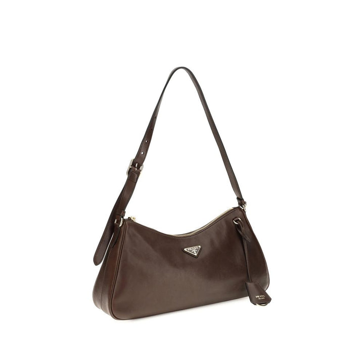Women’s Prada Brown Calf Leather Bos Taurus Shoulder Bag