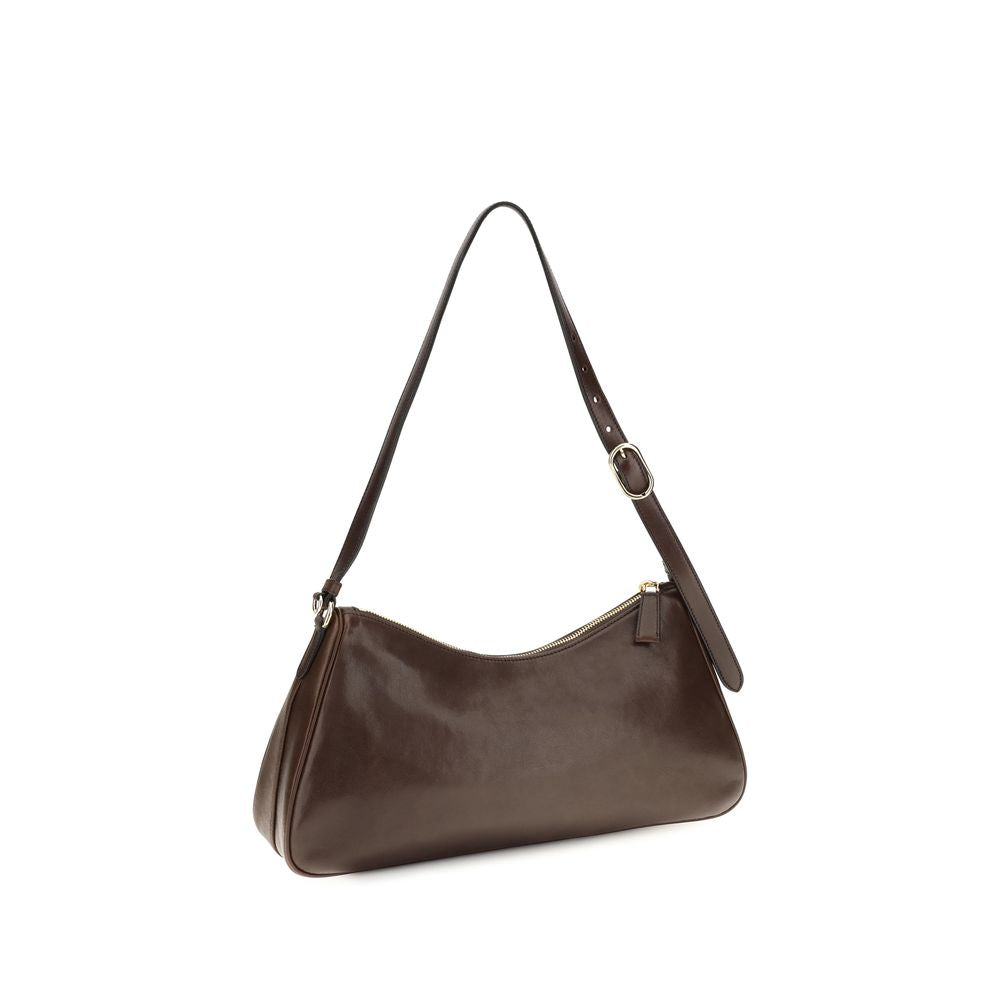 Women’s Prada Brown Calf Leather Bos Taurus Shoulder Bag