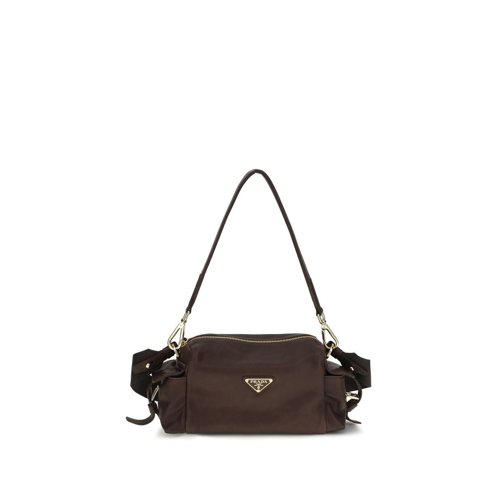 Women’s Prada Brown Napa Leather / Calf Bos Taurus Shoulder Bag