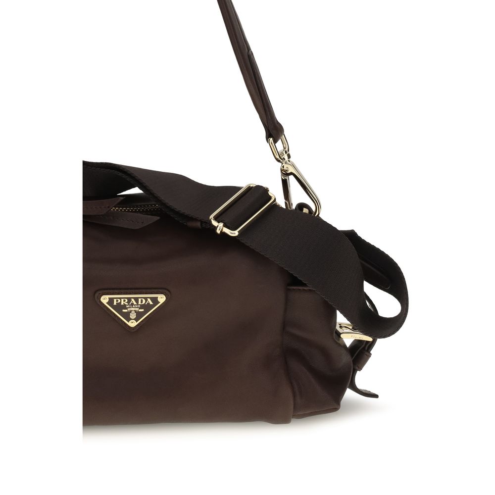 Women’s Prada Brown Napa Leather / Calf Bos Taurus Shoulder Bag