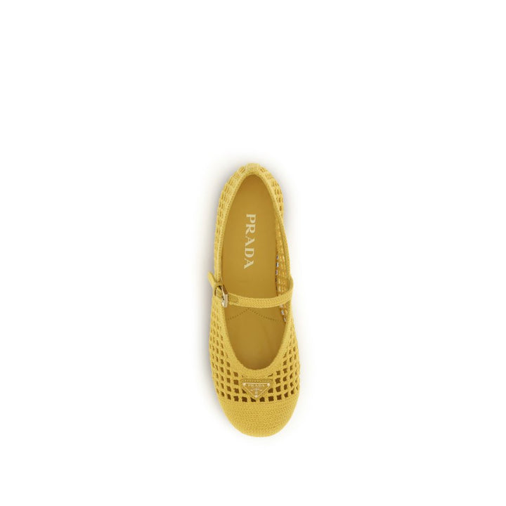 Women’s Prada Multicolor Cotton Ballet Flats