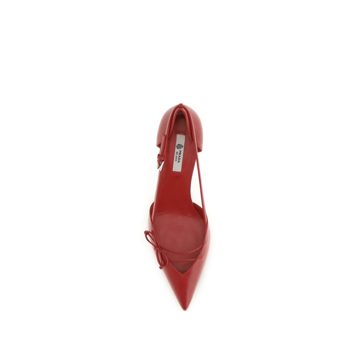Women’s Prada Red Goatskin High Heel Pumps