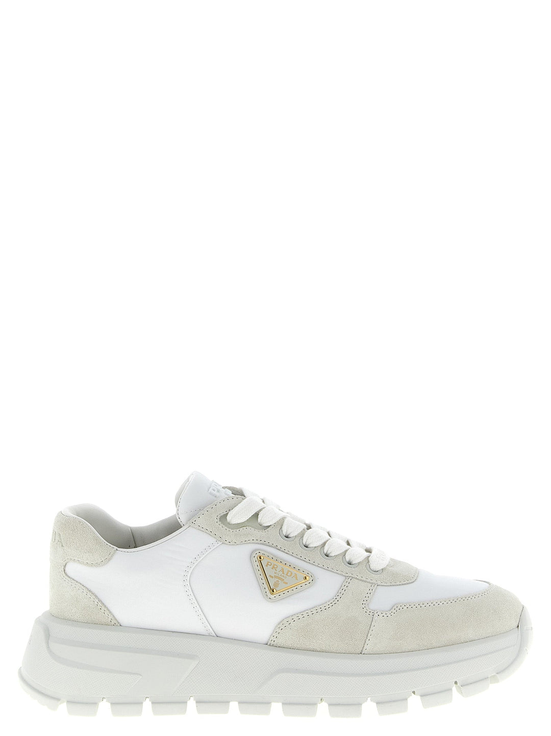 Women’s Prada White Polyamide Athletic Sneakers