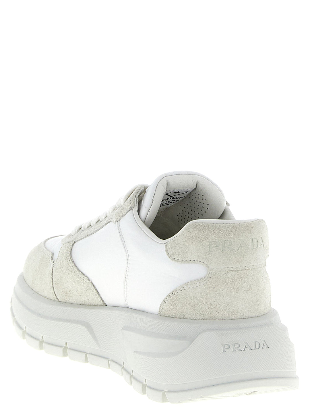 Women’s Prada White Polyamide Athletic Sneakers