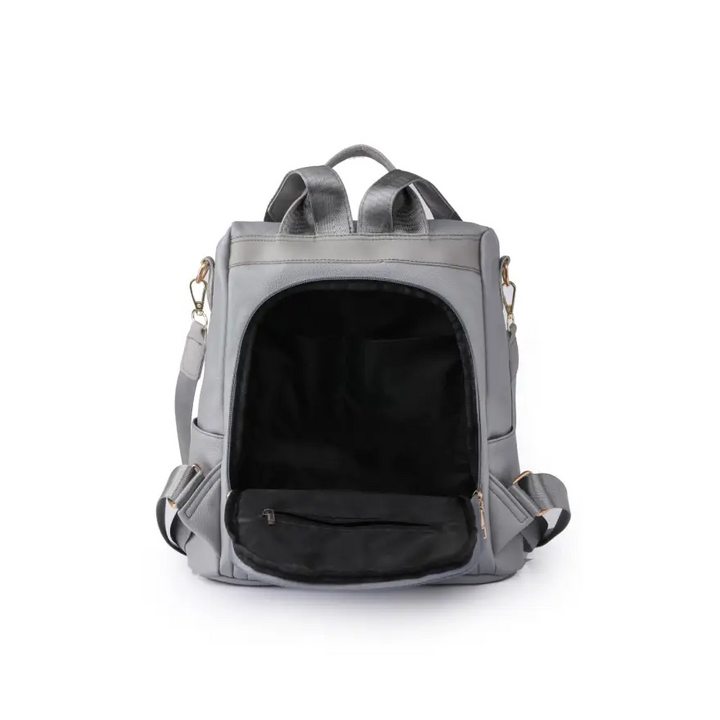 Women’s Pum-pum Zipper Backpack Elegant Everyday Style