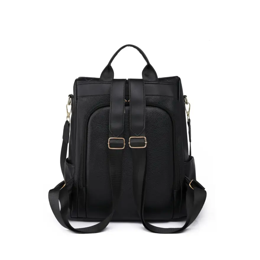 Women’s Pum-pum Zipper Backpack Elegant Everyday Style