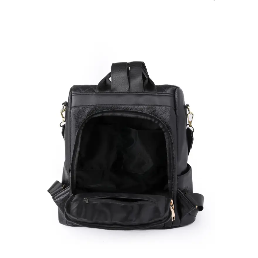 Women’s Pum-pum Zipper Backpack Elegant Everyday Style