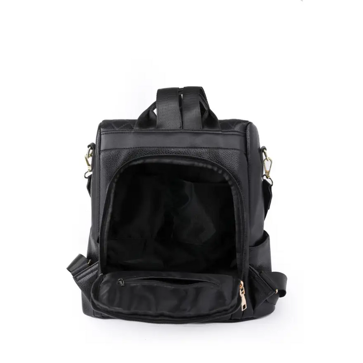 Women’s Pum-pum Zipper Backpack Elegant Everyday Style