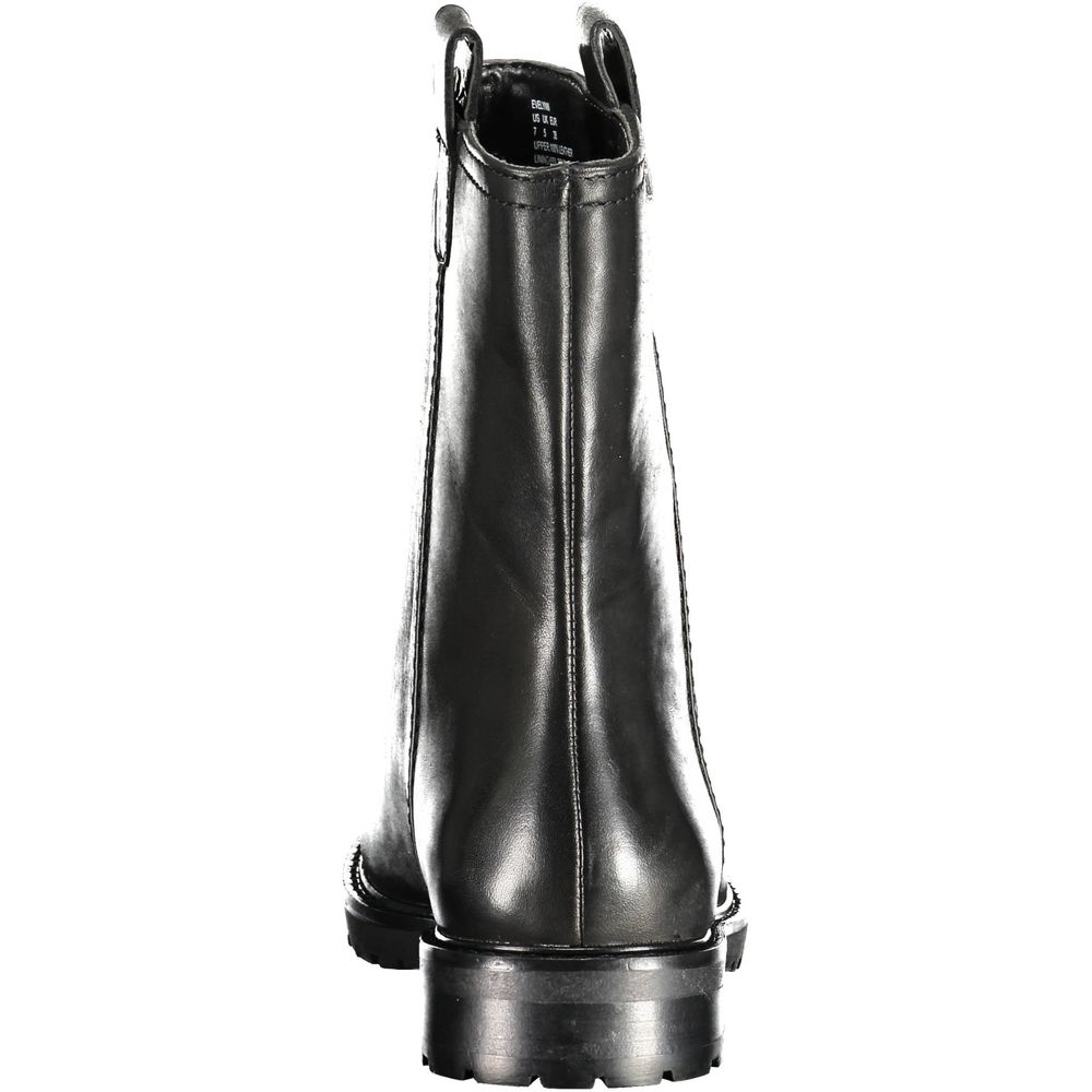 Women’s Ralph Lauren Black Leather Women Ankle Boot