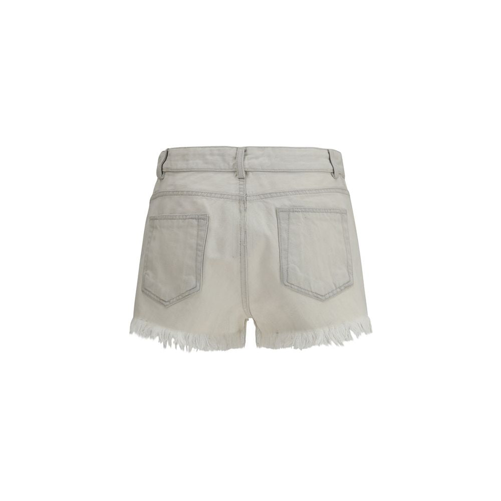 Women’s Rick Owens Beige Cotton Bermuda Shorts