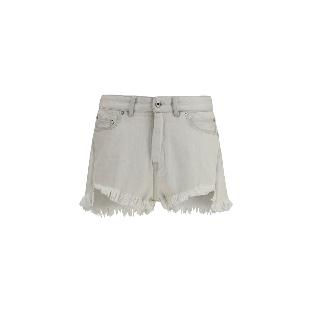 Women’s Rick Owens Beige Cotton Bermuda Shorts