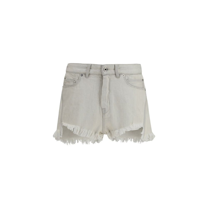 Women’s Rick Owens Beige Cotton Bermuda Shorts