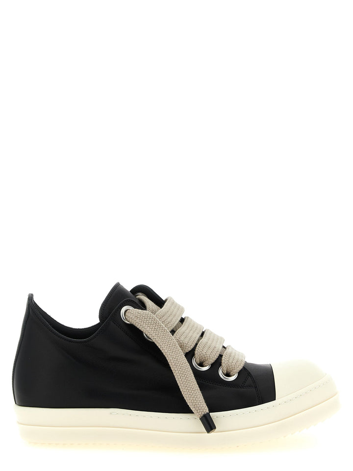 Women’s Rick Owens Bicolor Calfskin Low Top Sneakers