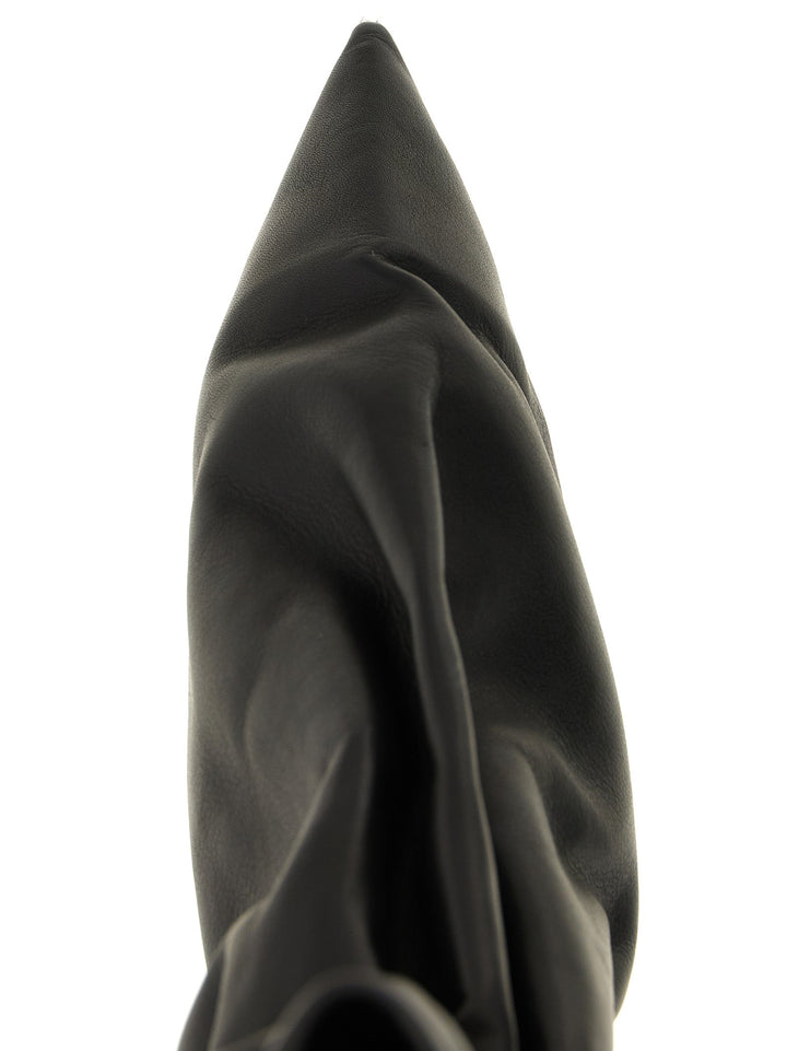 Women’s Rick Owens Black Calfskin Ankle Boots