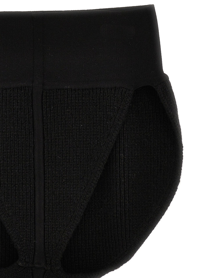 Women’s Rick Owens Black Cashmere Briefs